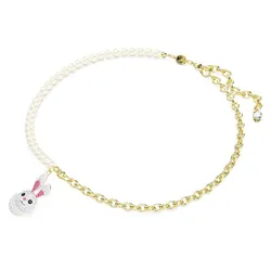 Dây Chuyền Nữ Swarovski Zodiac Rabbit Necklacerabbit Multicolored Gold Tone Plated 5647970 Màu Vàng