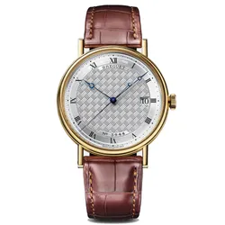 Đồng Hồ Nam Breguet Classique Automatic 38mm 5177BA/12/9V6 Màu Nâu Vàng