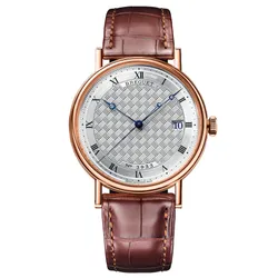Đồng Hồ Nam Breguet Classique Automatic 38mm 5177BR/12/9V6 Màu Nâu Vàng