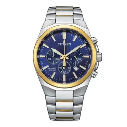 Đồng Hồ Nam Citizen Chronograph Quartz Watch AN8176-52L Màu Bạc/Vàng Gold