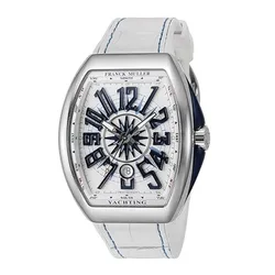 Đồng Hồ Nam Franck Muller Vanguard V45 White Ceramic Màu Trắng