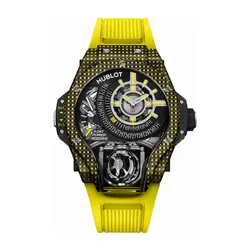 Đồng Hồ Nam Hublot MP-09 Tourbillon BI-Axis Yellow 3D Carbon Watch 909.QDG.1120.RX Màu Vàng