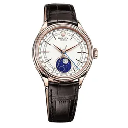 Đồng Hồ Nam Rolex Cellini Moonphase 39mm 50535-0002 Màu Đen Vàng Hồng