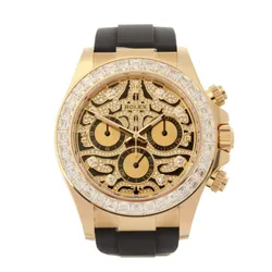 Đồng Hồ Nam Rolex Cosmograph Daytona Eye Of The Tiger 116588TBR Màu Đen Vàng
