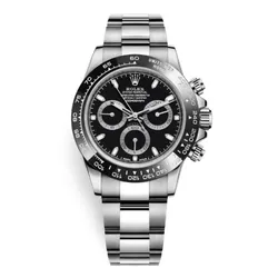 Đồng Hồ Nam Rolex Cosmograph Daytona Stainless Steel Black 116500LN-0002 Màu Đen Bạc