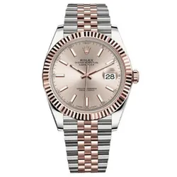 Đồng Hồ Nam Rolex Datejust 41mm 126331-0010 Sundust Màu Bạc/Vàng Hồng