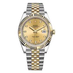 Đồng Hồ Nam Rolex Datejust 41mm Steel Yellow Gold 126333-0012 Màu Bạc Vàng