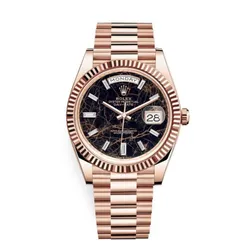 Đồng Hồ Nam Rolex Everose Gold Day-Date 40 228235-0045 Mặt Số Eisenkiesel Màu Vàng Hồng