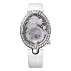 Đồng Hồ Nữ Breguet Reine De Naples Cammea 8958BB/55/974 11/D00D Màu Trắng Bạc