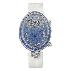 Đồng Hồ Nữ Breguet Reine De Naples Grande Complication 8973BB/6S/8H4/SD0D3L Màu Xanh Bạc