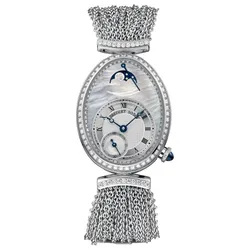 Đồng Hồ Nữ Breguet Reine De Naples Power Reserve Ladies 8908BB/5T/J70/D0DD Màu Bạc