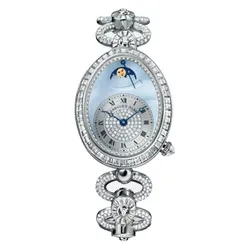 Đồng Hồ Nữ Breguet Reine De Naples Power Reserve Ladies 8909BB/VD/J29/DDDD Màu Xanh Bạc