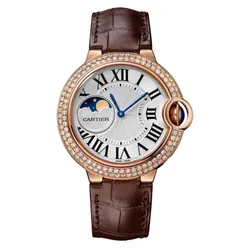 Đồng Hồ Nữ Cartier Ballon Bleu De Cartier WJBB0027 37mm Màu Nâu / Vàng Hồng