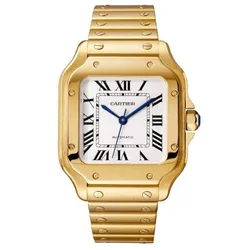 Đồng Hồ Nữ Cartier Santos De WGSA0010 35,1mm Màu Vàng Trắng