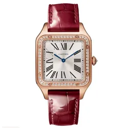 Đồng Hồ Nam Cartier Santos Dumont WJSA0016 43.5mm Màu Đỏ/ Vàng Hồng