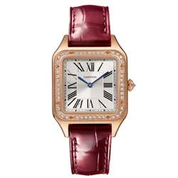 Đồng Hồ Nữ Cartier Santos Dumont WJSA0017 38mm Màu Đỏ/ Vàng Hồng