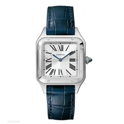 Đồng Hồ Nữ Cartier Santos-Dumont WSSA0023 38mm Màu Xanh Bạc