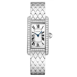 Đồng Hồ Nữ Cartier Tank Américaine WB710009 34.8mm Màu Bạc