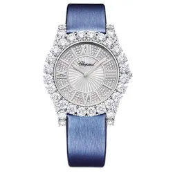 Đồng Hồ Nữ Chopard L’heure Du Diamant 36mm 139419-1401 Màu Xanh Bạc