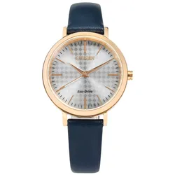 Đồng Hồ Nữ Citizen Eco-Drive EM0763-07A Màu Xanh Bạc