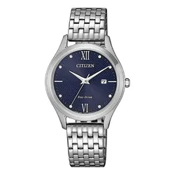 Đồng Hồ Nữ Citizen Eco-Drive EW2530-87L Màu Xanh Bạc
