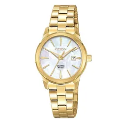 Đồng Hồ Nữ Citizen Eco Drive Watch EU6072-56D Màu Vàng Gold