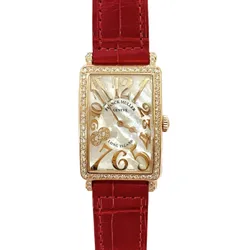 Đồng Hồ Nữ Franck Muller FM 952 Rose Gold 8 Diamonds Màu Đỏ
