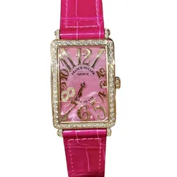 Đồng Hồ Nữ Franck Muller FM 952 Rose Gold 8 Diamonds Pink Màu Hồng
