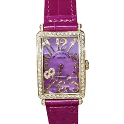 Đồng Hồ Nữ Franck Muller FM 952 Rose Gold 8 Diamonds Purple Màu Tím