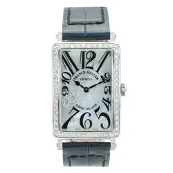 Đồng Hồ Nữ Franck Muller FM 952 Steel 8 Diamonds Màu Đen