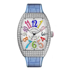 Đồng Hồ Nữ Franck Muller Vanguard V 32 SC AT FO COL DRM D (RS) Màu Xanh Nhạt