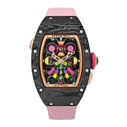 Đồng Hồ Nữ Richard Mille Bonbon Collection RM 37-01 Cerise Màu Hồng