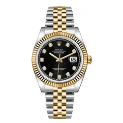 Đồng Hồ Nữ Rolex Datejust 36mm 126233-0021 Black Dial Màu Demi (Vàng - Bạc)