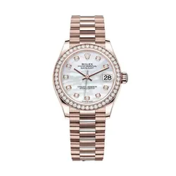 Đồng Hồ Nữ Rolex Datejust Mop 31mm 278285RBR-0005 Màu Vàng Hồng