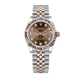 Đồng Hồ Nữ Rolex Lady-Datejust 31mm Chocolate 278271-0028 Màu Bạc Nâu