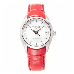 Đồng Hồ Nữ Tissot Couturier Powermatic 80 T035.207.16.031.01 Màu Đỏ Trắng