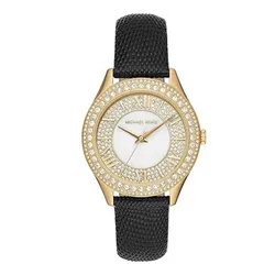 Đồng Hồ Nữ Michael Kors Harlowe Analog White Dial Women's Watch MK2988 Màu Đen