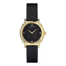 Đồng Hồ Nữ Versace Safety Pin Watch VEPN00320 Màu Đen Vàng