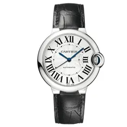 Đồng Hồ Unisex Cartier Ballon Bleu De W69017Z4 36mm Màu Đen Bạc