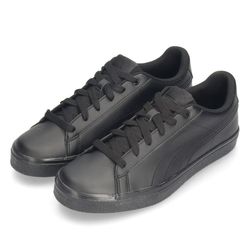 Giày Sneaker Unisex Puma V Court Vulc Puma V Coat Bulk 389908-02 Black Màu Đen Size 40.5