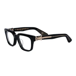 Kính Mắt Cận Chrome Hearts Vagillionaire II BK-18KGP Màu Đen