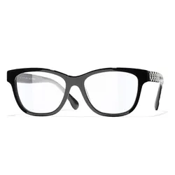 Kính Mắt Cận Unisex Chanel Eyeglasses Squares Black CH3443 C622 Màu Đen Size 53