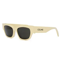 Kính Mát Celine CL40197U 39A Cat Eye Sunglasses Màu Be