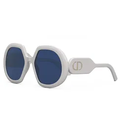 Kính Mát Nữ Dior Sunglasses Dior Bobby R1U 95B0 Màu Xanh/Trắng