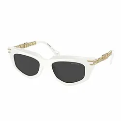 Kính Mát Nữ Miu Miu SMU12W 142-5S0 Women Sunglasses Màu Trắng Xám