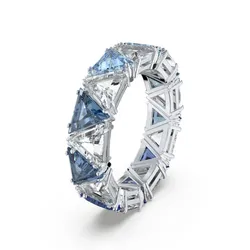 Nhẫn Nữ Swarovski Ortyx Cocktail Ringtriangle Cut, Blue, Rhodium Plated 5610732 Màu Xanh Blue