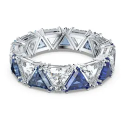 Nhẫn Nữ Swarovski Ortyx Cocktail Ringtriangle Cut, Blue, Rhodium Plated 5610732 Màu Xanh Blue Size 50