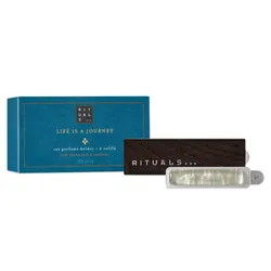 Nước Hoa Ô tô Rituals Life Is A Journey Car Perfume Holder + 2 Refills Fresh Eucalyptus & Rosemary 2 x 3g