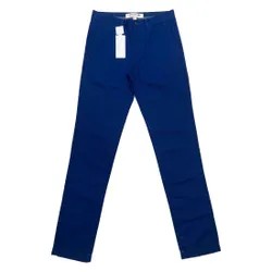 Quần Kaki Nam Lacoste Men's Cotton-Linen Chinos HH5321-HBM Màu Xanh Navy Size 38/30