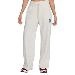 Quần Nỉ Ống Rộng Nữ Nike Women's High-Waisted Wide-Leg Fleece Pants FZ4733-141 Màu Xám Trắng